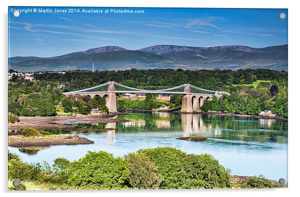The Menai Bridge Acrylic by K7 Photography