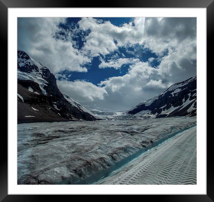 Columbia Icefield Glacier Canada Framed Mounted Print by Chris Curry