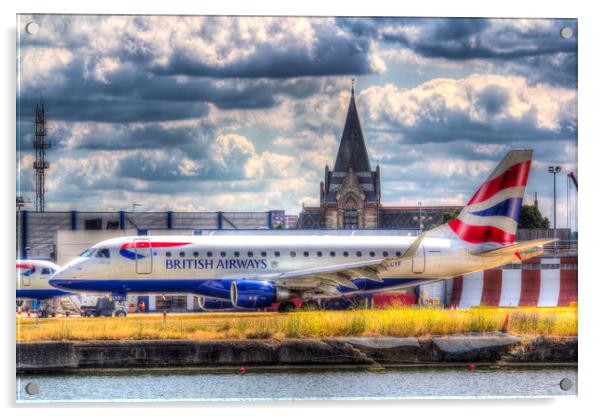 British Airways Acrylic by David Pyatt