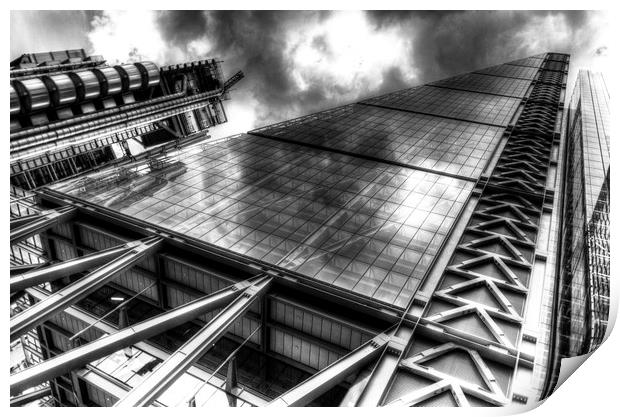 Lloyds and the Cheese Grater Print by David Pyatt