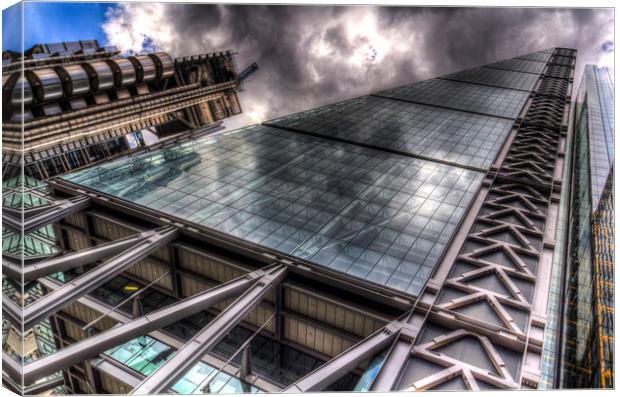 Lloyds and the Cheese Grater Canvas Print by David Pyatt
