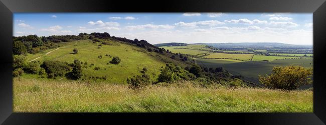 The Ridgeway in the Chilterns Framed Print by Gary Eason