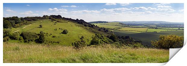 The Ridgeway in the Chilterns Print by Gary Eason