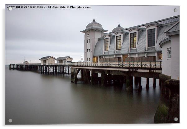 Penarth Victorian Pier Acrylic by Dan Davidson