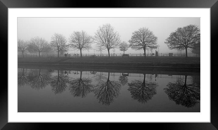 Misty Morning Framed Mounted Print by Terry Stone
