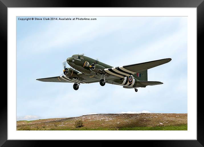 Douglas C-47 Dakota Framed Mounted Print by Steve H Clark