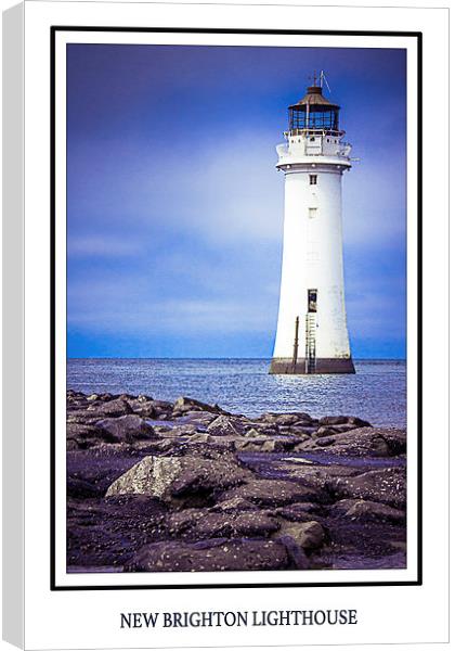 New Brighton Lighthouse Canvas Print by Dave Cullen