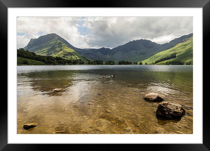 Fleetwith Pike & Haystacks Framed Mounted Print by David Lewins (LRPS)