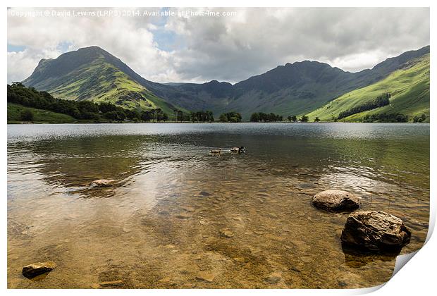 Fleetwith Pike & Haystacks Print by David Lewins (LRPS)