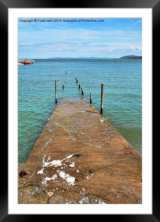 The Pier at Rhos-on-Sea, North Wales Framed Mounted Print by Frank Irwin