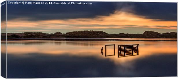 Crosby Marina through the clouds Canvas Print by Paul Madden