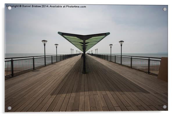 Boscombe Pier Acrylic by Daniel Bristow