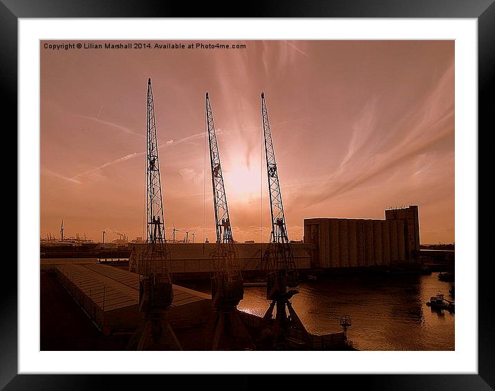 Europort Rotterdam. Framed Mounted Print by Lilian Marshall
