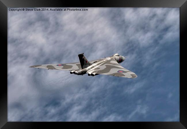 Vulcan Bomber XH558 Framed Print by Steve H Clark
