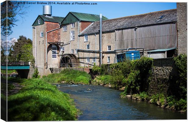 palmers Brewery River Canvas Print by Daniel Bristow