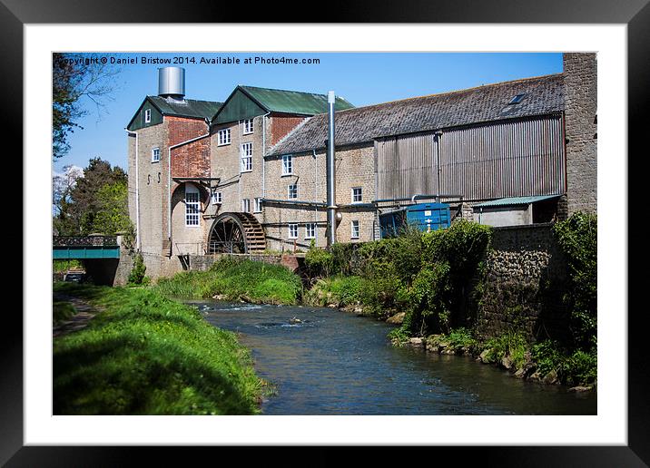 palmers Brewery River Framed Mounted Print by Daniel Bristow