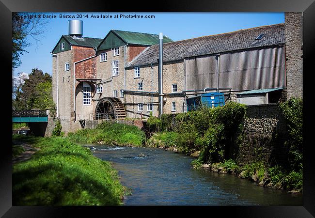 palmers Brewery River Framed Print by Daniel Bristow