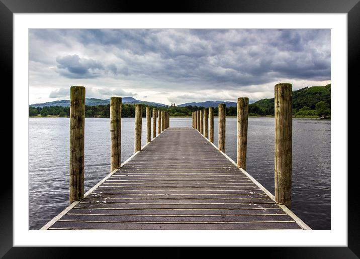 Windermere Framed Mounted Print by P H