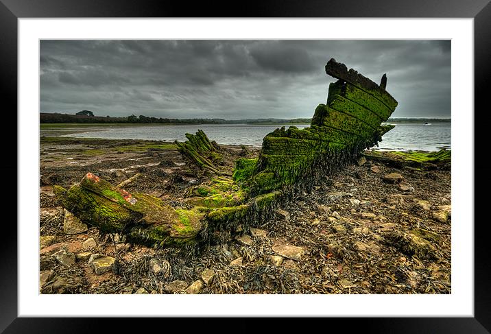 Shipwrecked Framed Mounted Print by Mark Robson