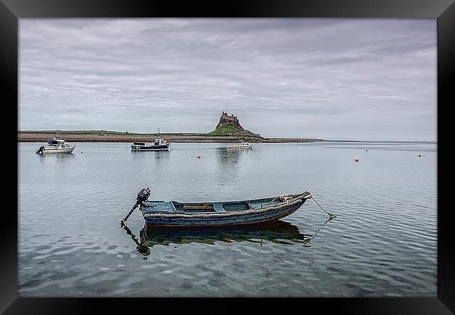 Blue Boat Framed Print by kevin wise