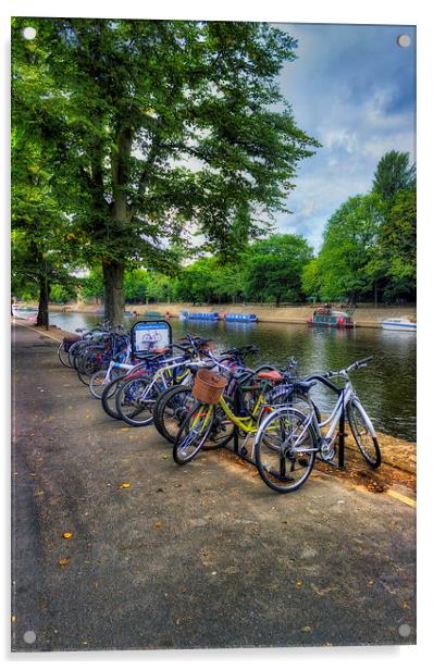 Summer Bike Ride Acrylic by Ian Mitchell
