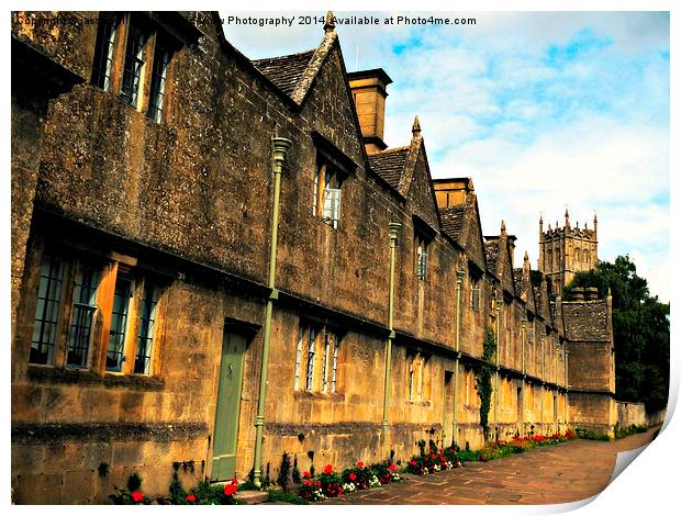 The Almshouses of Chipping Campden Print by Jason Williams