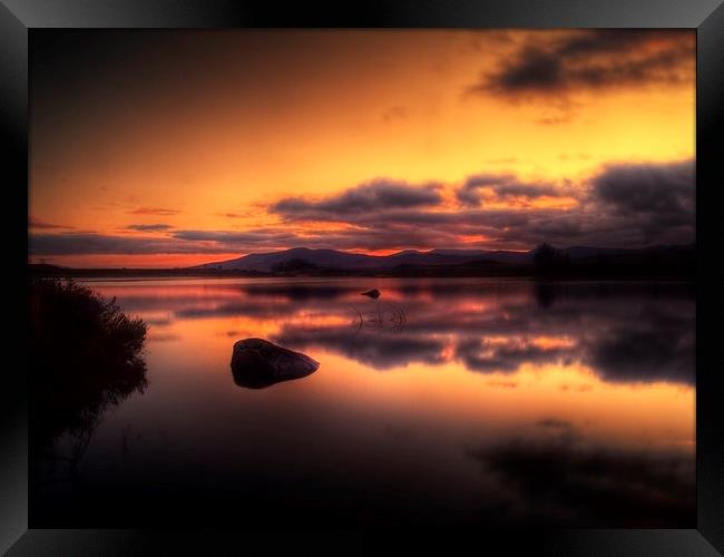 Loch Ba Sunrise Framed Print by Aj’s Images