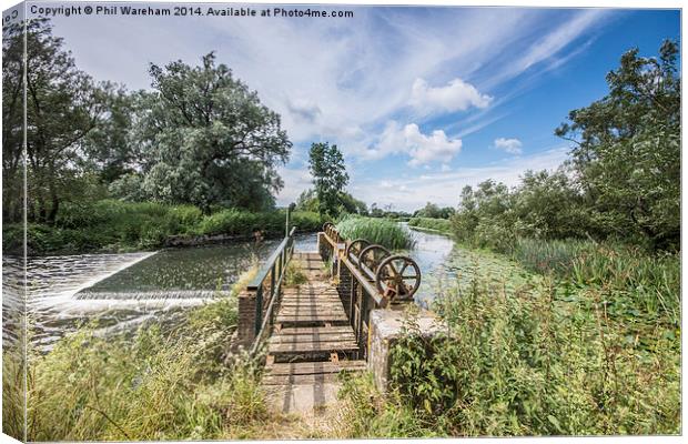 Cutt Mill Dorset Canvas Print by Phil Wareham