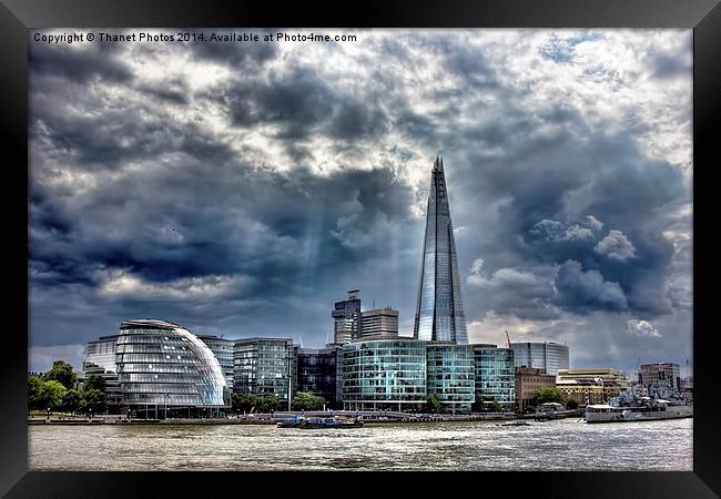 A London Landscape Framed Print by Thanet Photos
