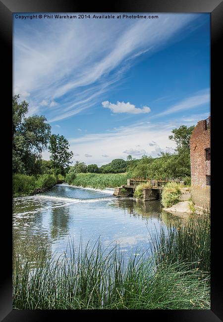 Mill on the Stour Framed Print by Phil Wareham
