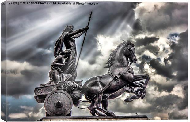 Statue of Boudica Canvas Print by Thanet Photos