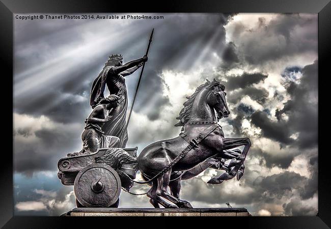 Statue of Boudica Framed Print by Thanet Photos