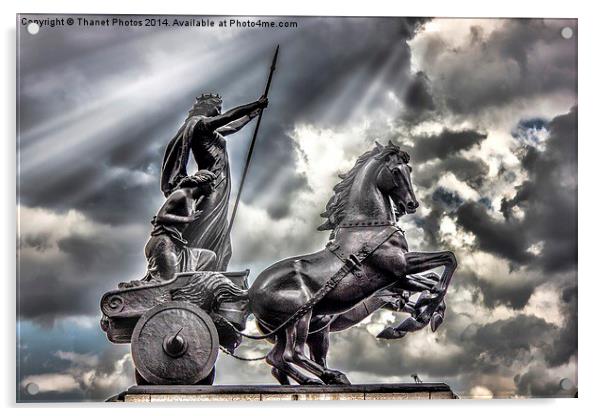 Statue of Boudica Acrylic by Thanet Photos
