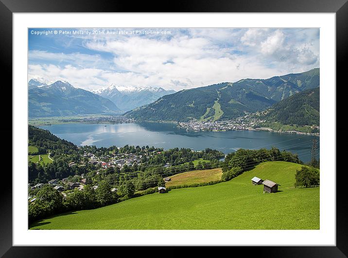 Zell am see Framed Mounted Print by Peter Mclardy