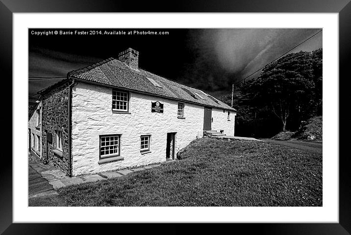 Tregwynt Wollen Mill. Framed Mounted Print by Barrie Foster