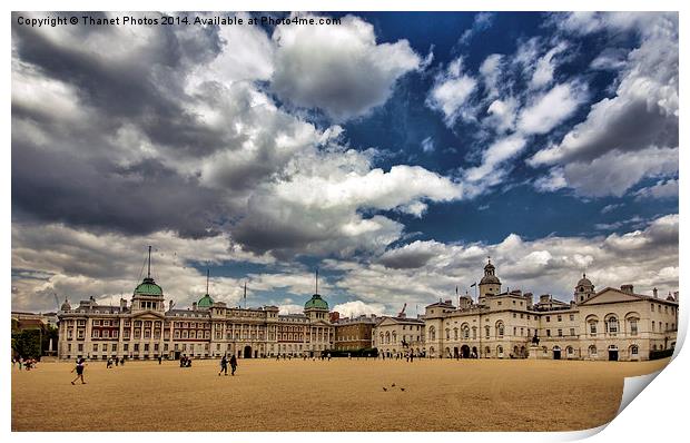 Horse guards London Print by Thanet Photos