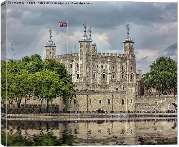 Tower of London Canvas Print by Thanet Photos