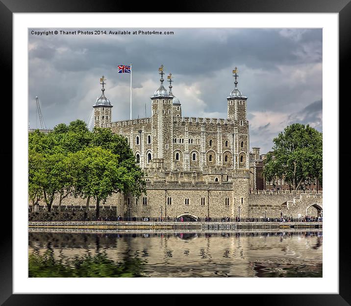 Tower of London Framed Mounted Print by Thanet Photos