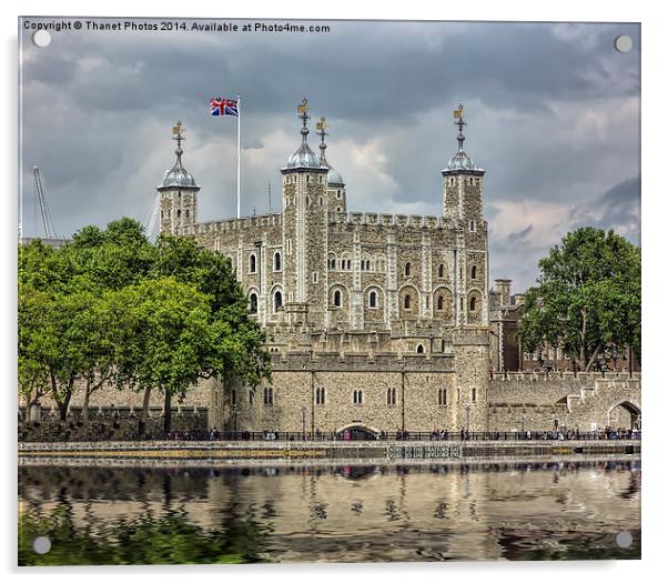 Tower of London Acrylic by Thanet Photos