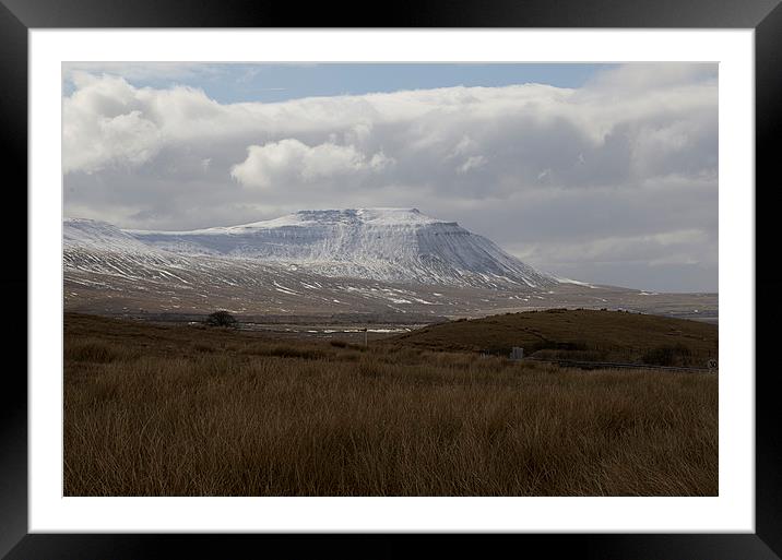 Ingleborough Framed Mounted Print by Annie Page