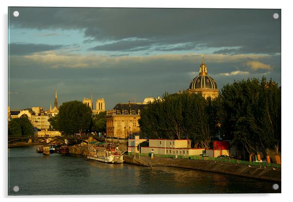 Sun in Paris Acrylic by Dianana 