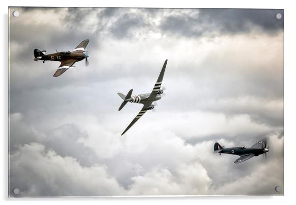 Battle of Britain Memorial Flight Acrylic by Jason Green