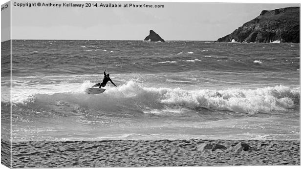 SURF ACTION Canvas Print by Anthony Kellaway
