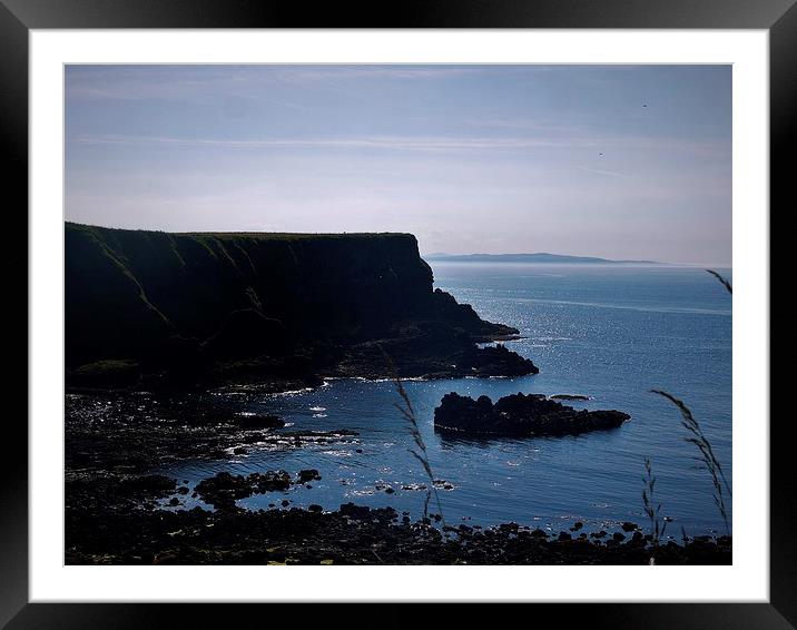 Giants Causeway Trail Framed Mounted Print by Claire Clarke