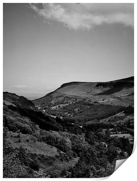 Glenariff Forest Trail, Northern Ireland Print by Claire Clarke