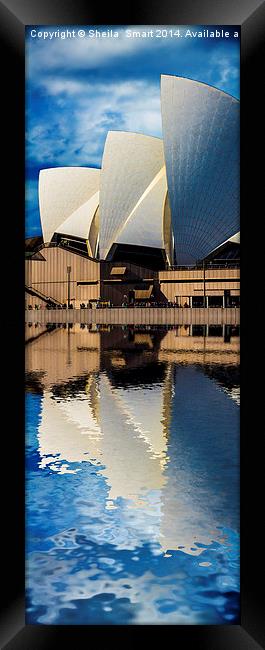 Sydney Opera House abstract Framed Print by Sheila Smart