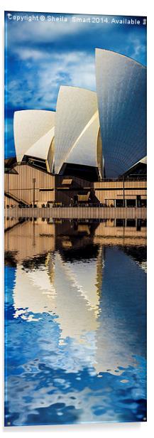 Sydney Opera House abstract Acrylic by Sheila Smart