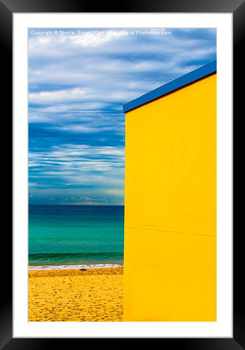 Surfclub abstract Framed Mounted Print by Sheila Smart