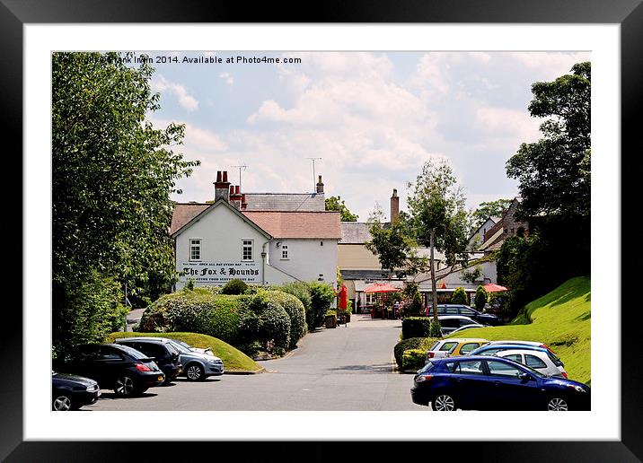 The Fox & Hounds, Barnston, Wirral Framed Mounted Print by Frank Irwin
