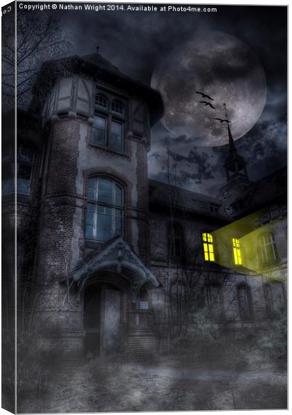 Horror nights Canvas Print by Nathan Wright